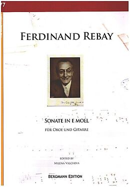 Ferdinand Rebay Notenblätter Sonate e-Moll