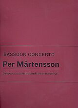 Per Martensson Notenblätter Concerto for bassoon, orchestra