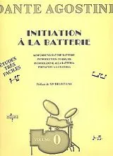 Dante Agostini Notenblätter Initiation a la batterie vol.0