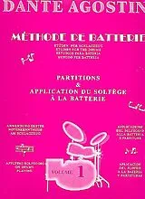 Dante Agostini Notenblätter Methode de batterie vol.1