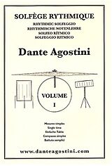 Dante Agostini Notenblätter Solfège rhythmique vol.1