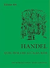 Georg Friedrich Händel Notenblätter Quel fior che allalba ride