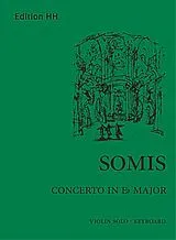 Lorenzo Somis Notenblätter Konzert E-Dur