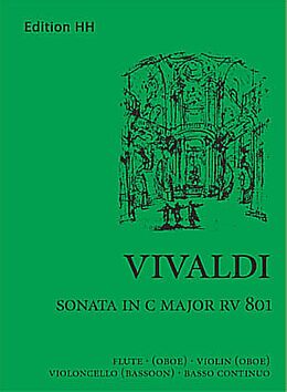 Antonio Vivaldi Notenblätter Sonate C-Dur RV801