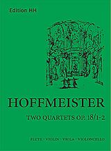 Franz Anton Hoffmeister Notenblätter Quartette op.18 Band 1
