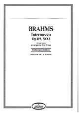 Johannes Brahms Notenblätter Intermezzo op.119 no.2