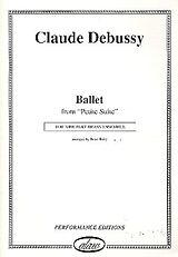 Claude Debussy Notenblätter Ballet from Petite suite for 9 brass instruments