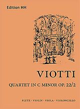 Giovanni Battista Viotti Notenblätter Quartet c-moll op. 22,2