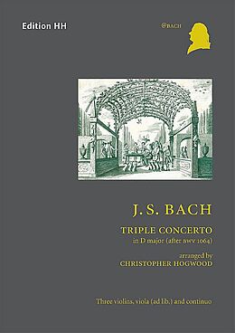 Johann Sebastian Bach Notenblätter Triple Concerto in D major after BWV1064
