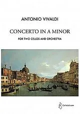 Antonio Vivaldi Notenblätter Concerto in a Minor op.3,8 for 2 cellos and orchestra