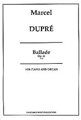 Marcel Dupré Notenblätter Ballade op.30