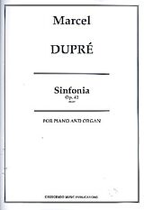 Marcel Dupré Notenblätter Sinfonia op.42
