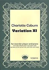 Charlotte Coburn Notenblätter Variation no.11