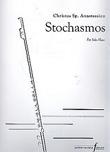 Christos Sp. Anastassiou Notenblätter Stochasmos for flute