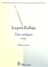 Joaquin Rodrigo Notenblätter Aria antigua