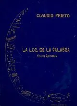 Claudio Prieto Notenblätter La luz de la palabra für 3 Gitarren