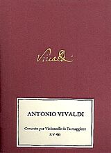 Antonio Vivaldi Notenblätter Concerto in Fa maggiore RV 411