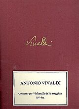Antonio Vivaldi Notenblätter Concerto in Fa maggiore RV412