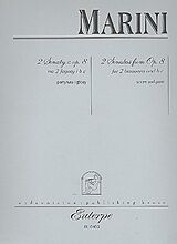Biagio Marini Notenblätter 2 Sonatas op.8