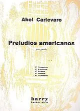 Abel Carlevaro Notenblätter Preludios americanos no.5Tamboriles
