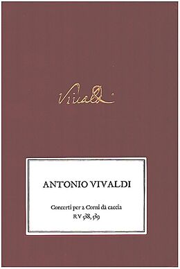Antonio Vivaldi Notenblätter Concerti RV538,539
