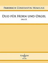 Constantin Homilius Notenblätter Duo op.35