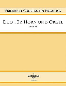 Constantin Homilius Notenblätter Duo op.35