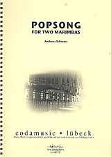 Andreas Schwarz Notenblätter Popsong for 2 Marimbas