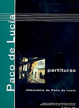 Paco de Lucía Notenblätter Partituras libro 4 - Almoraima