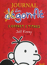 Broschiert Journal d'un dégonflé : coffret 2 titres : tomes 1 et 2 von Jeff Kinney
