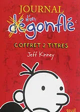 Broschiert Journal d'un dégonflé : coffret 2 titres : tomes 1 et 2 von Jeff Kinney