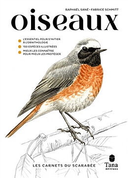 Broché Oiseaux : l'essentiel pour s'initier à l'ornithologie, 150 espèces illustrées, mieux les connaître pour mieux les pro... de Raphaël; Schmitt, Fabrice Sané