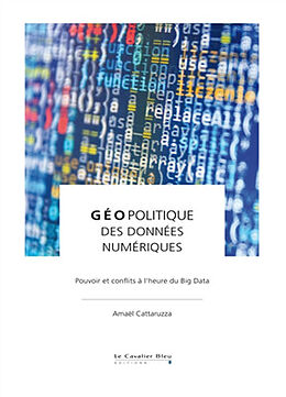 Broché Géopolitique des données numériques : pouvoir et conflits à l'heure du big data de Amaël Cattaruzza