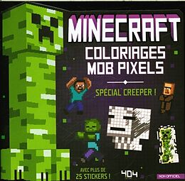 Broché Minecraft : coloriages mob pixels : spécial creeper ! de Daniele Sapuppo