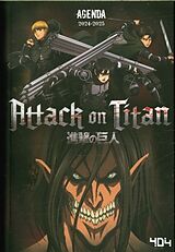 Livre Relié Agenda Attack on Titans 2024-2025 de 