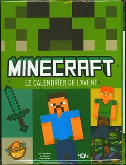 Couverture cartonnée Minecraft : le calendrier de l'Avent de 