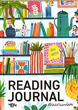 Fester Einband Reading journal : black confetti von 
