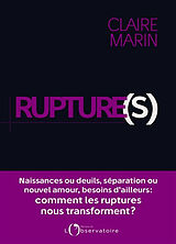 Broché Rupture(s) de Claire Marin