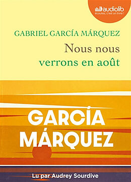 Livre Audio CD Nous nous verrons en août de Garcia marquez-g