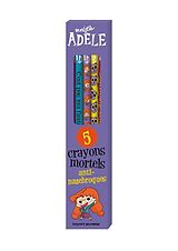 Article non livre Crayons Mortelle Adèle : pack de 5 de 