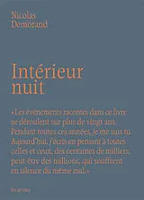 Broschiert Intérieur nuit von Nicolas Demorand