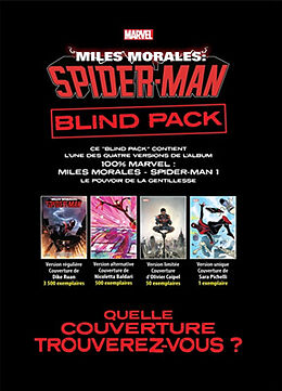 Broché Miles Morales : Spider-Man : blind pack. Vol. 1. Le pouvoir de la gentillesse de Cody; Vicentini, Federico Ziglar