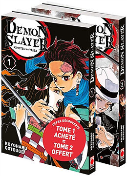 Broché Demon slayer : pack découverte T01 & T02 de 