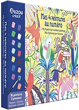 Broschiert Mes 4 peintures au numéro : 16 peintures, 2 pinceaux. My 4 paint-by-numbers paintings : 16 paints, 2 brushes. Mis 4 p... von Paula McGloin