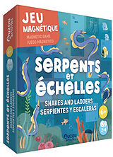 Broché Serpents et échelles : jeu magnétique. Snakes and ladders : magnetic game. Serpientes y escaleras : juego magnetico de 