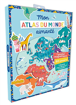 Broché Mon atlas du monde aimanté de Nadia Taylor