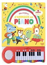Kartonierter Einband Mes comptines d'animaux au piano von Maria Neradova