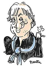 Broschiert 1 mot 1 dessin von Manuela Valentino, Plantu