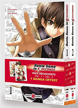 Broché Battle game in 5 seconds : pack découverte vol. 1 + vol. 2, 1 manga offert de Saizou; Miyakokashiwa Harawata