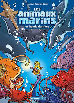 Broché Les animaux marins en bande dessinée. Vol. 7 de Cazenove-c+domas